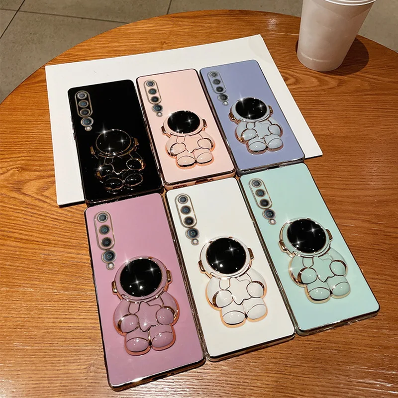 Astronaut Plating Phone Case For Xiaomi And Poco Series_voghion.com