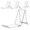 4 Pcs Shoes Retail Shop Display Rack Sandals Store Stand High Heel Transparent Acrylic Clear Shelf 5