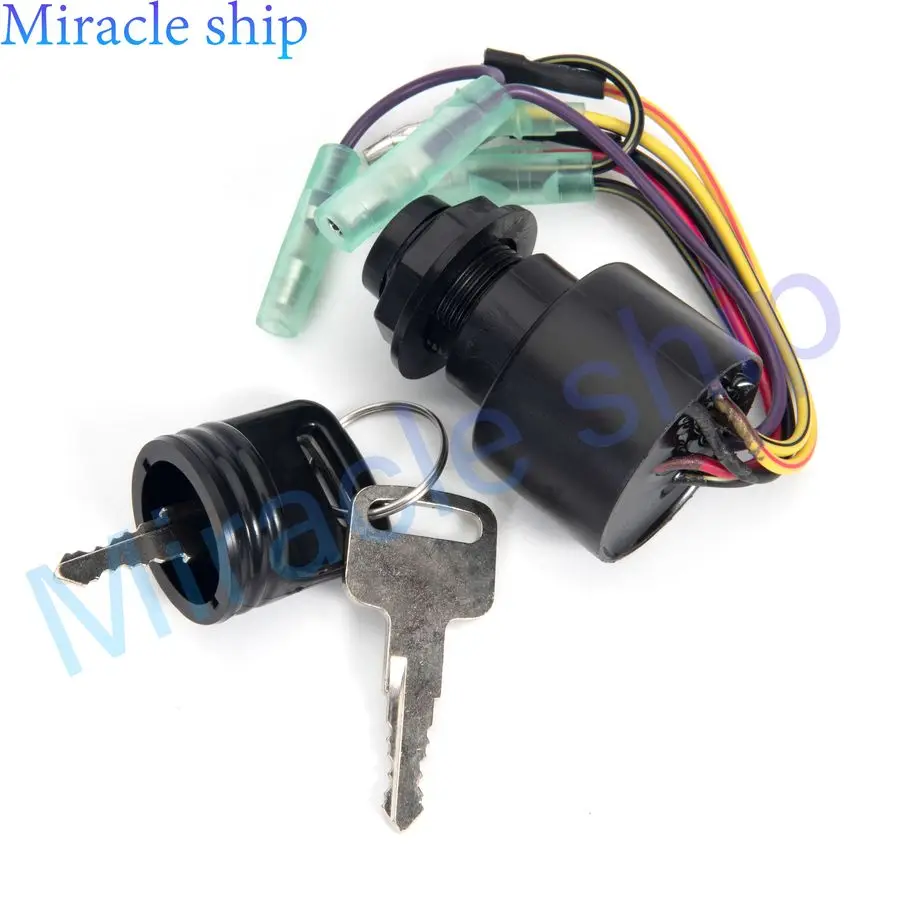 87-17009A5 Boot Zündschlüssel Schalter Für Mercury Boot Motor 3 Pos Kunststoff + Metall Außenbordmotor Boot Zubehör 87-17009A5