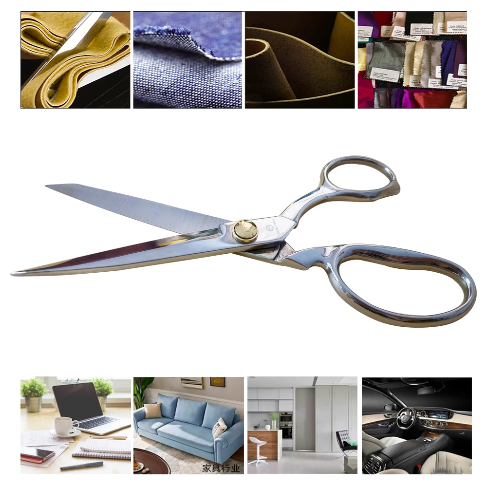Jincraftsman&reg; &ndash; 8 Inch Integrated Steel Portable Ergonomically Sharp Handicrafts Clothing Sewing Stationery Tailor Office Scissor sewing scissors tailor scissors craft scissors