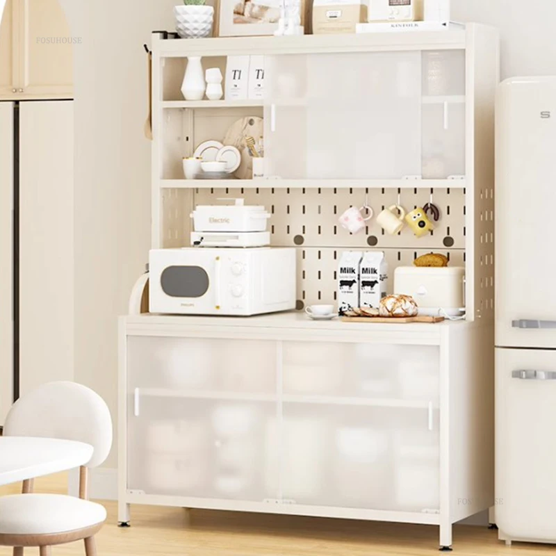 Modern Minimalist Kitchen Cabinets Household Storage Cabinet Floor-standing Multi-layer Wall-mounted Integrated Kitchen Cabinet
