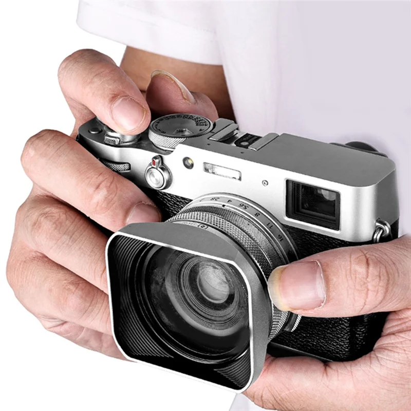 -N07R 렌즈 후드 쉐이드 보호기 Forfuji X100 시리즈는 Len Hood Forx100vi, X100V, X100F, X100T, X100S를 대체합니다.