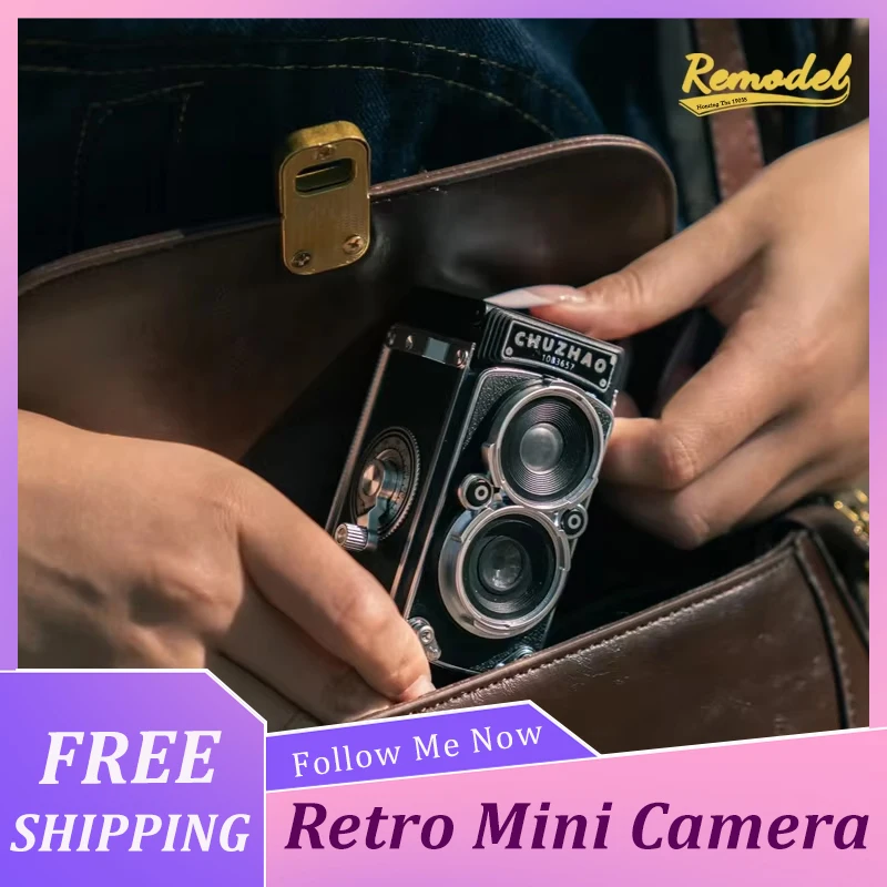 Retro Ccd Dual Retro Mini Camera Reflex Camera Chuzhao Old Photos Streaming Accessories Photography Customied Gift