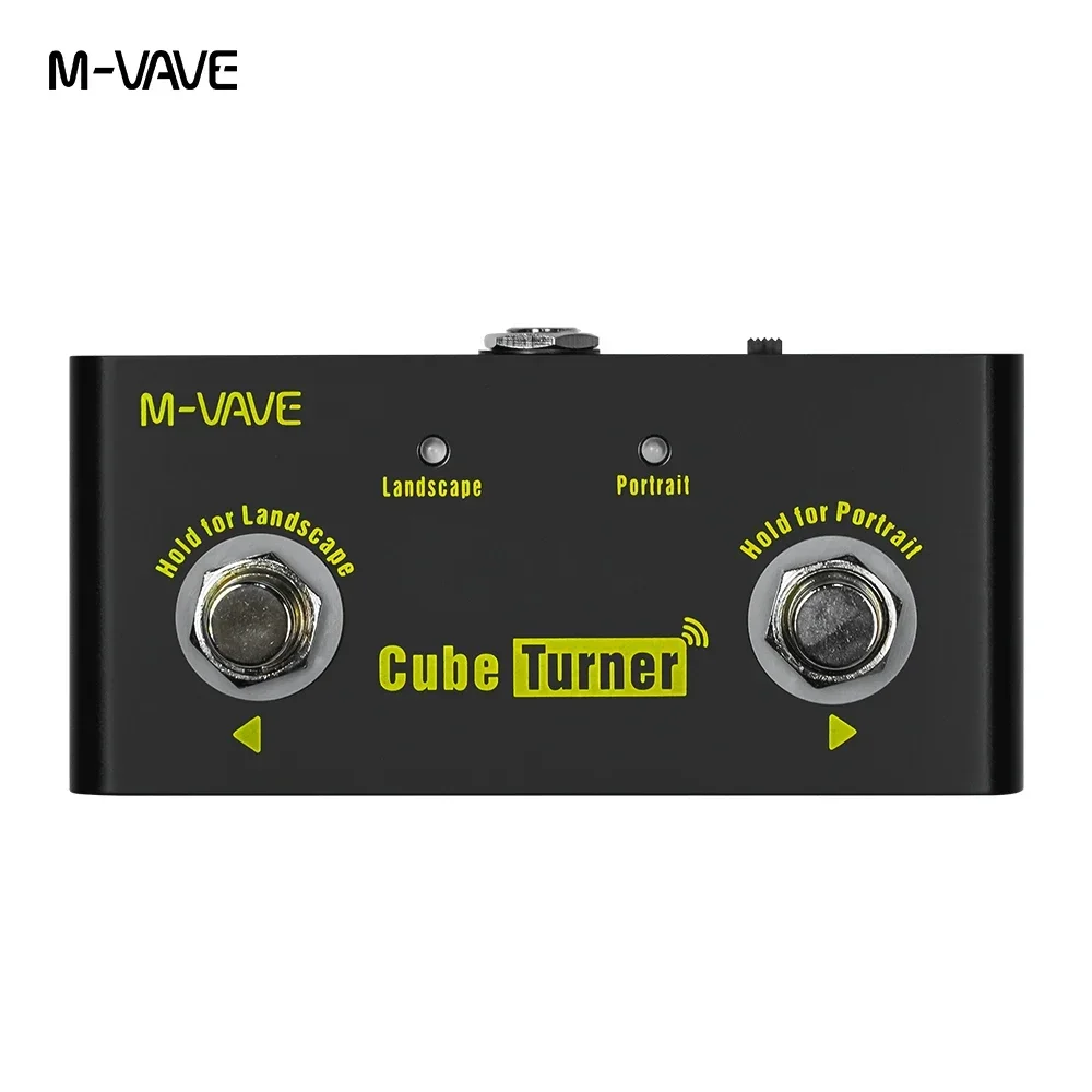 Guitar Pedal M-VAVE Cube Turner Wireless Page Turner Rechargeable Music Sheet Supports Looper Connection Compatible Parts guitar picks,electric guitar pedal,wireless earphone receiver,bluetooth page turner pedal