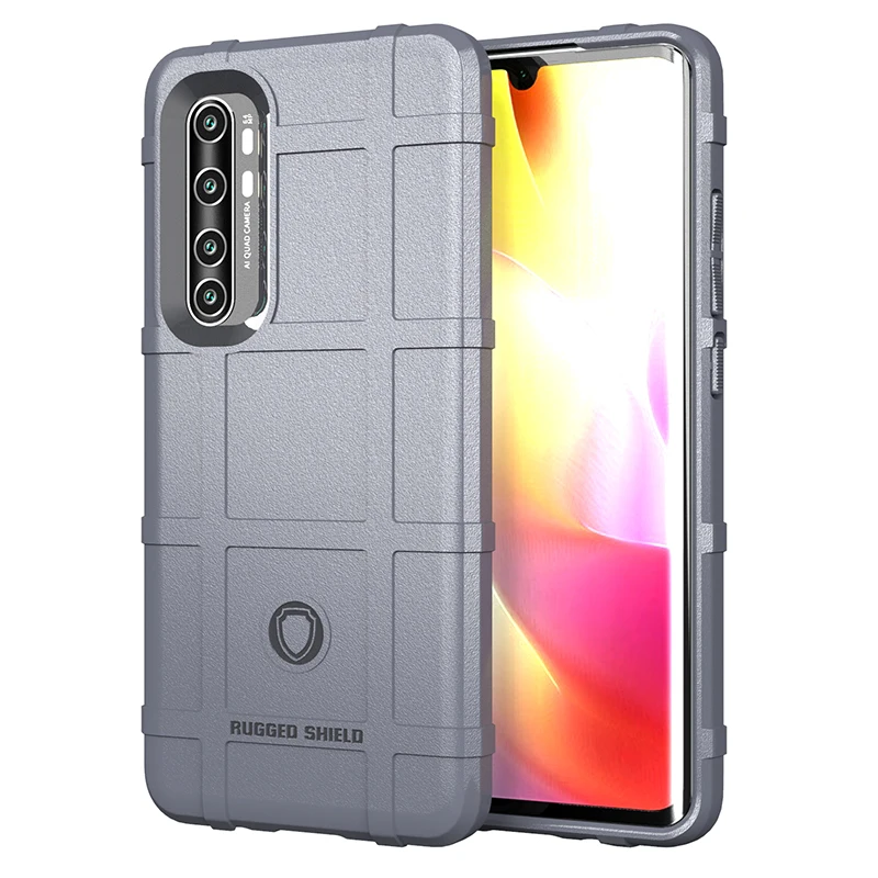 Heavy Duty Shockproof Armor Silicone Case for Xiaomi Mi Note 10 Lite