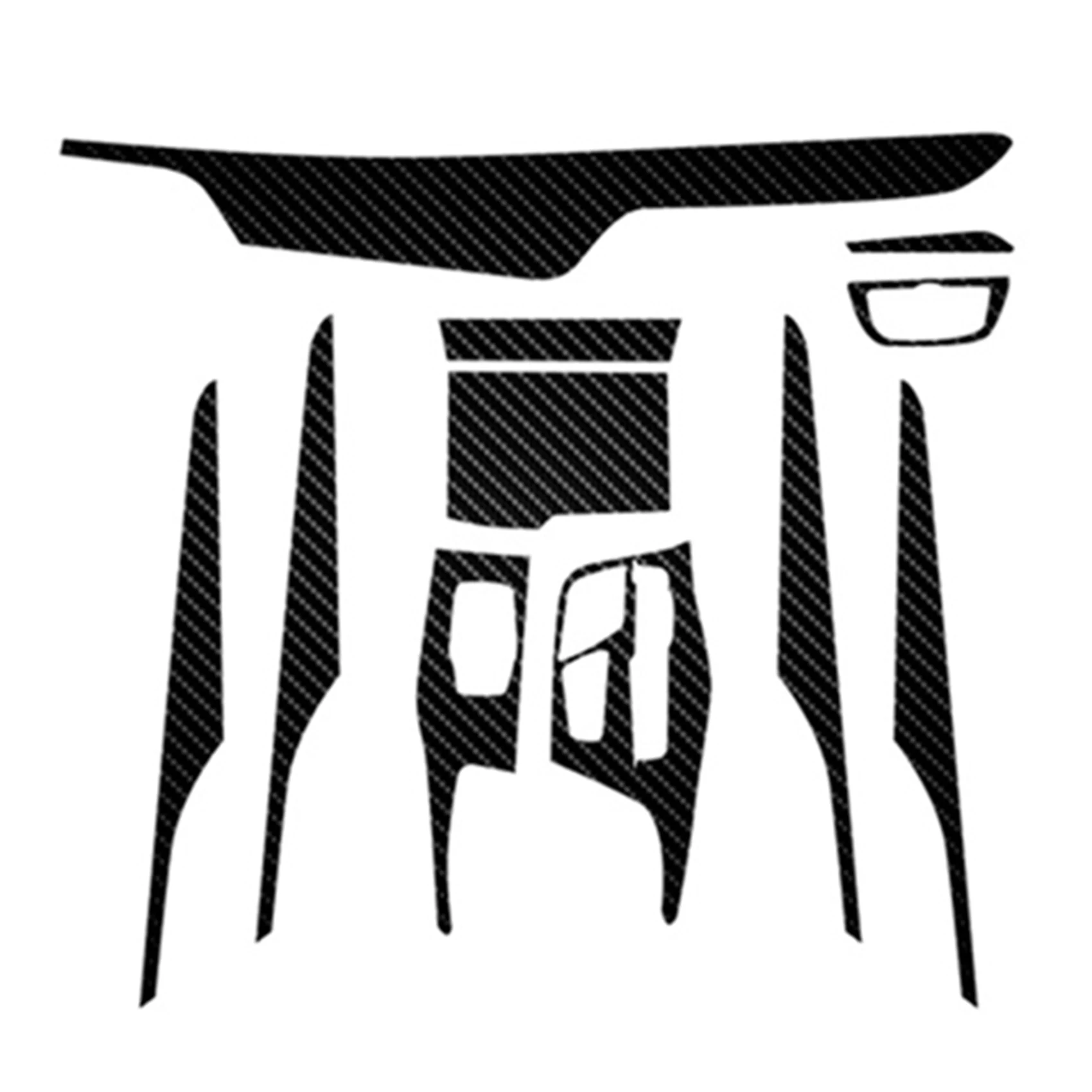 5DStickersCarInteriorTrimProtectiveFilmCarbonFiberVinyl