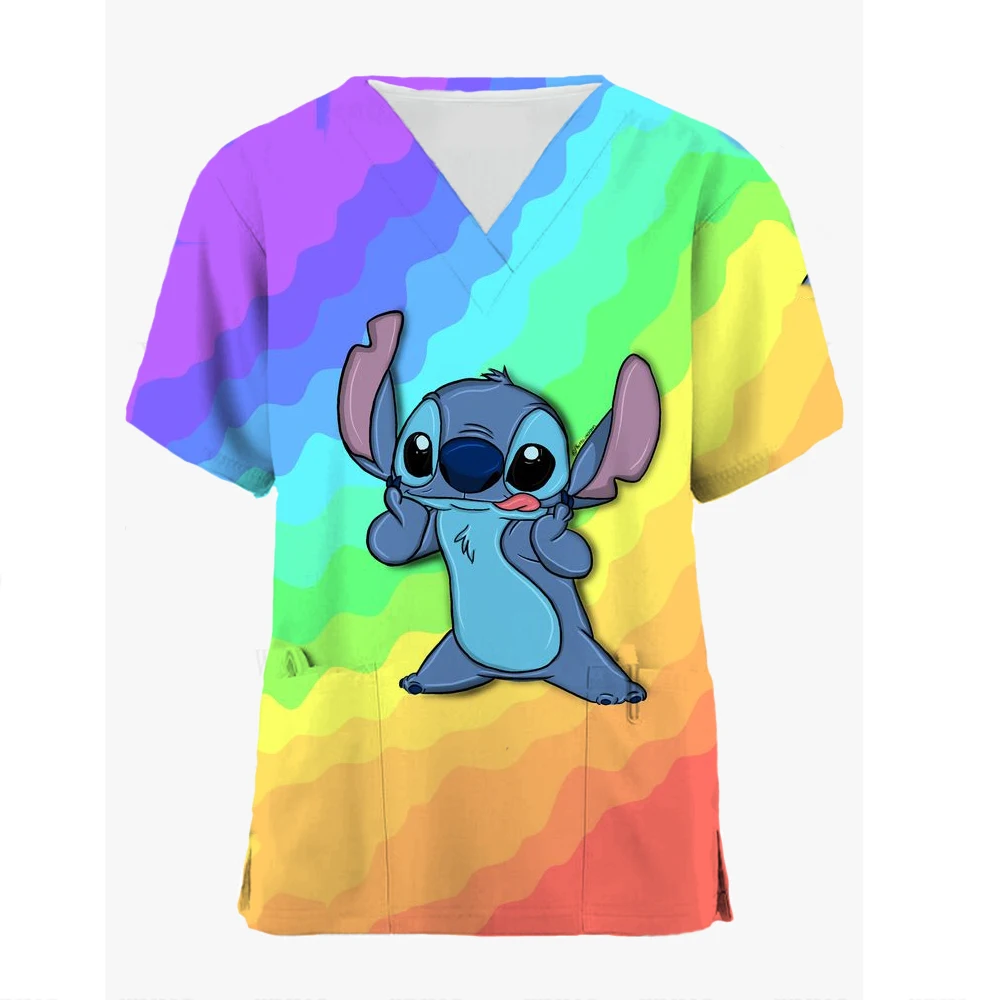 

Униформа медсестры женская с коротким рукавом и карманами