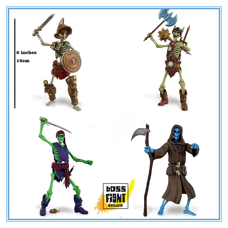 

[In-stoc]Boss Fight Studio 1/12 Bfs каркас Варвара пиратский Скелет экшн-фигурка аниме Коллекционная модель игрушка подарок на день рождения