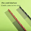 6 Colored Pet Dog Comb Straight Comb Cat Cleaning Brush 16/19/20/25cm Stainless Steel Lightweight Pets Cat Grooming Combs Dogs 5