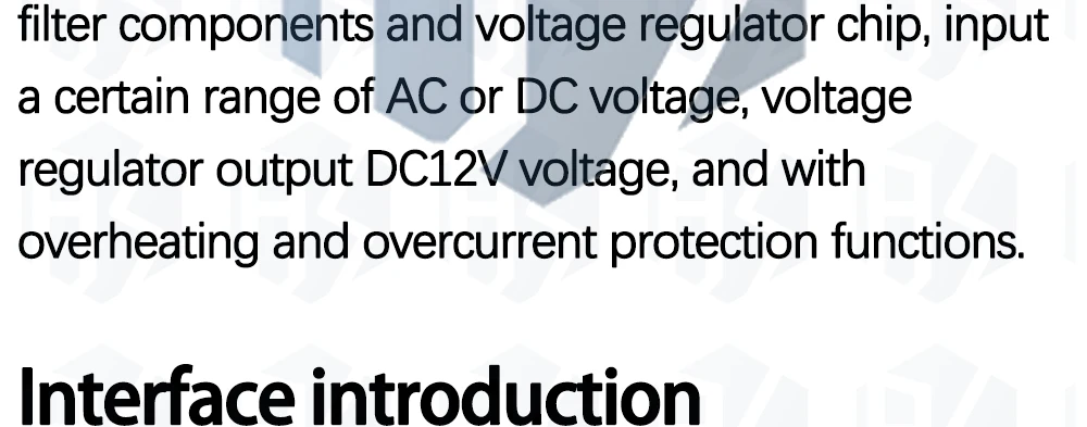1 Stück AC / DC 12V 1,5 A Spannungs regler Filter Gleich richter modul l7812 Abwärts strom versorgungs modul – Detail 4