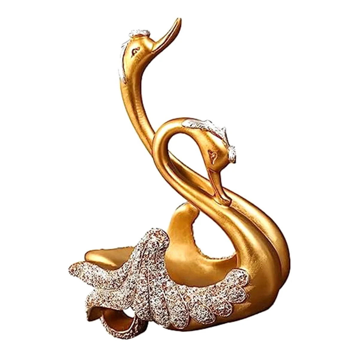 Swan Wine Rack Wine Rest Statue Swan Statue Portabottiglie Portabottiglie Da Tavolo Espositore Per Vino Portabottiglie In Oro