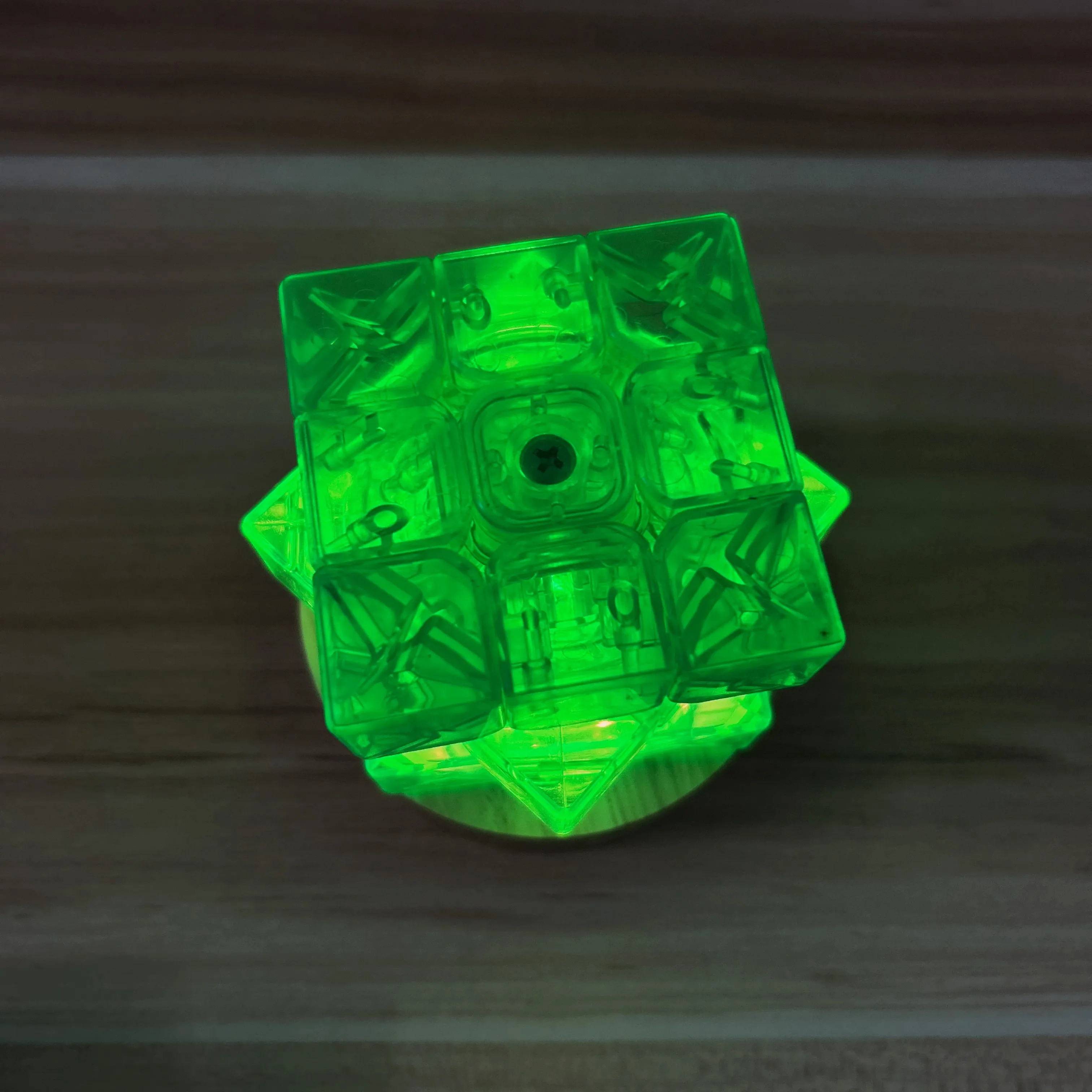 Moyu Limited Edition 3x3 Cube Pocket Cube Green Transparent Speed 3x3x3 Magic Cube Collection Profession Cube Education Toys 3