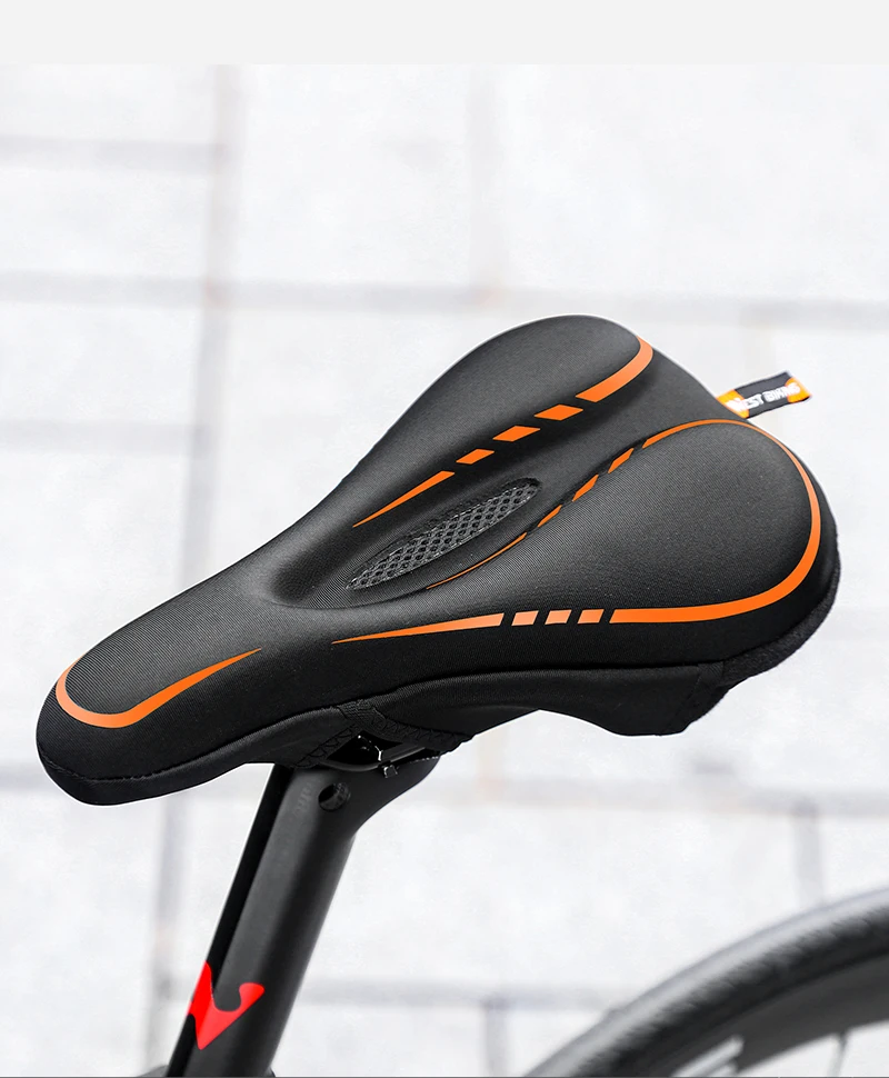Силиконова калъфка за велосипедна седалка изображение 4