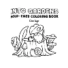 Into Gardens: Bold & Easy Coloring Book Featuring Plants, Flowers, and Cute Animals for Adults and Teens 4