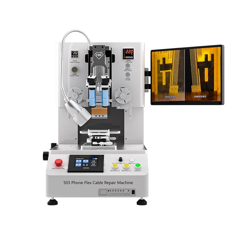 New Desktop LY-TBK 503 Bonding Machine For LCD Repair Green Flex Cable For Mobile Phone TAB COG COF COP ACF Constant Temperature 3