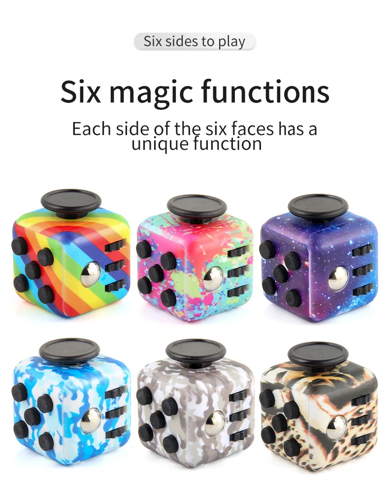 New Antistress Fidget Compression Sensory New Novelty Magic Dice Toys for Children Adults Stress Relief Toys Kids juguetes
