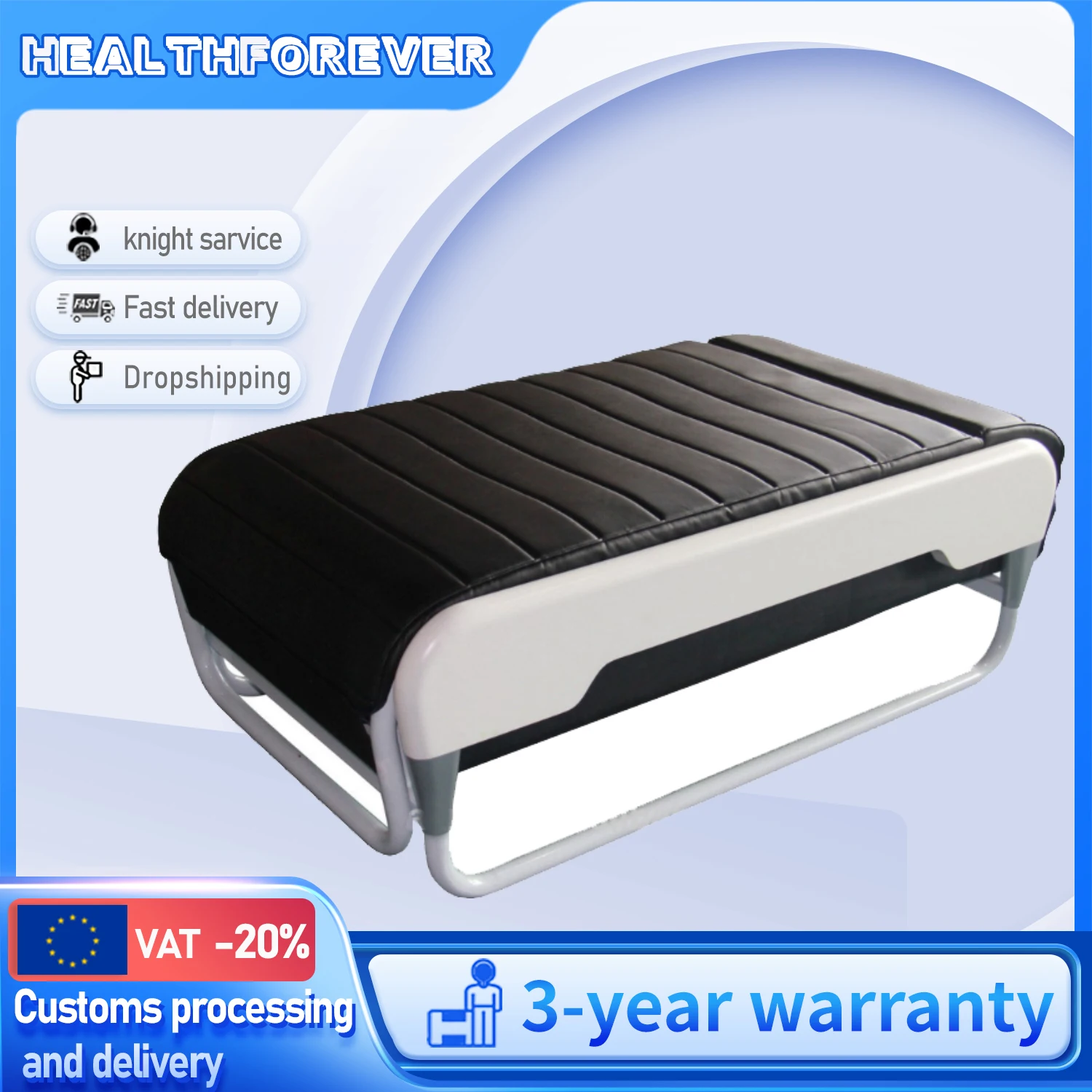 ポータブル電動サーマル折りたたみ式マッサージベッド、マスターv3