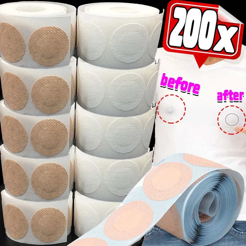 Men Anti-dropping Nipple Cover Women Waterproof Traceless Chest Stickers Man Running Breathable Prevent Bump Thin Breast Patch silicone breast patch silicone nipple cover breast nipple covers breast sticker disposable nipple cover disposable breast patch
