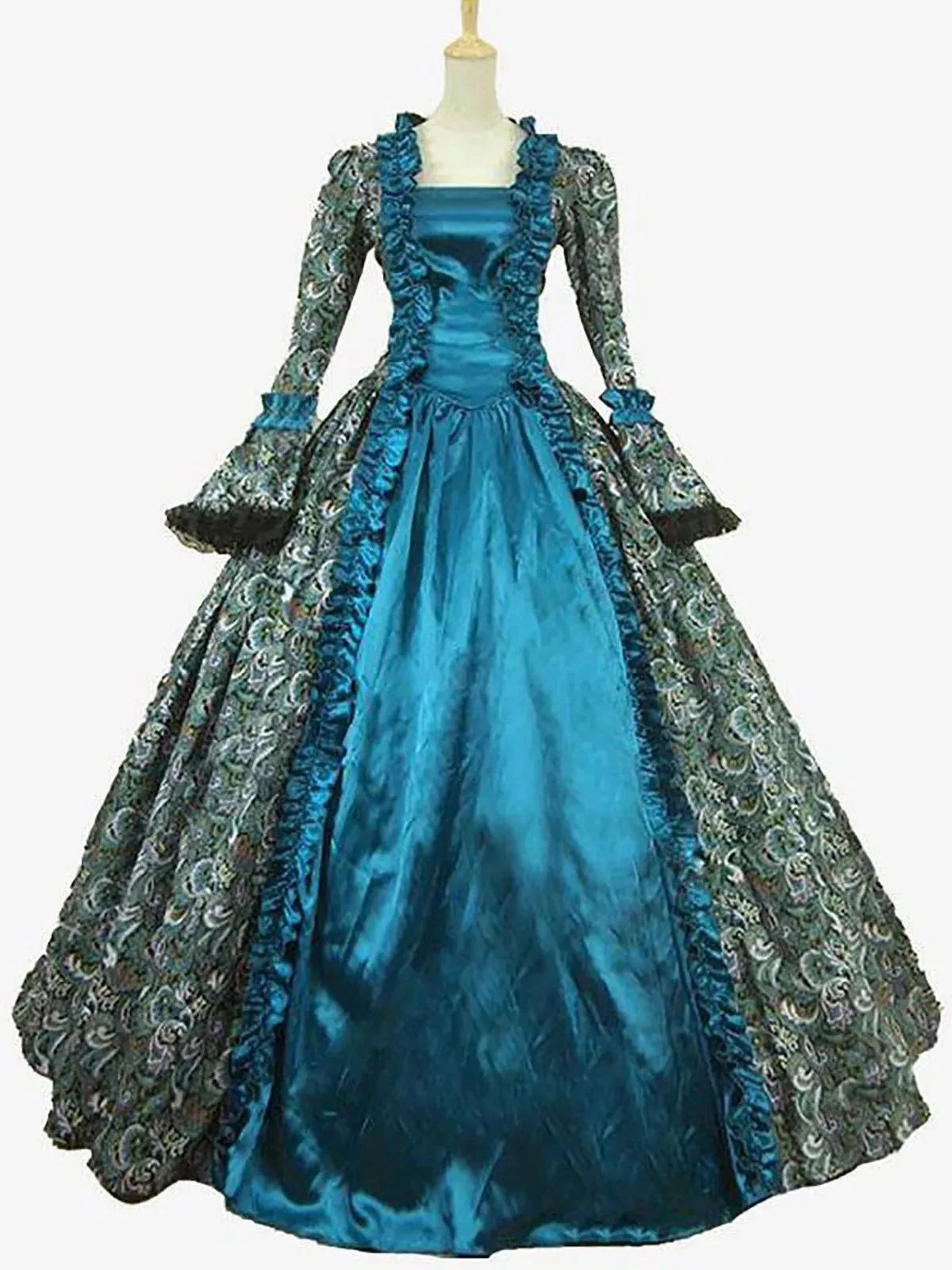Victorian Baroque Rococo Masquerade Gown for Women