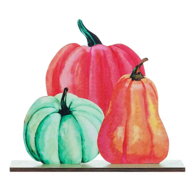 

Fall Home Decor Autumn Pumpkin Sign Wooden Ornament Fall Signs For Table Offices Shelf Cafe Desk Bookcase Thanksgiving Home