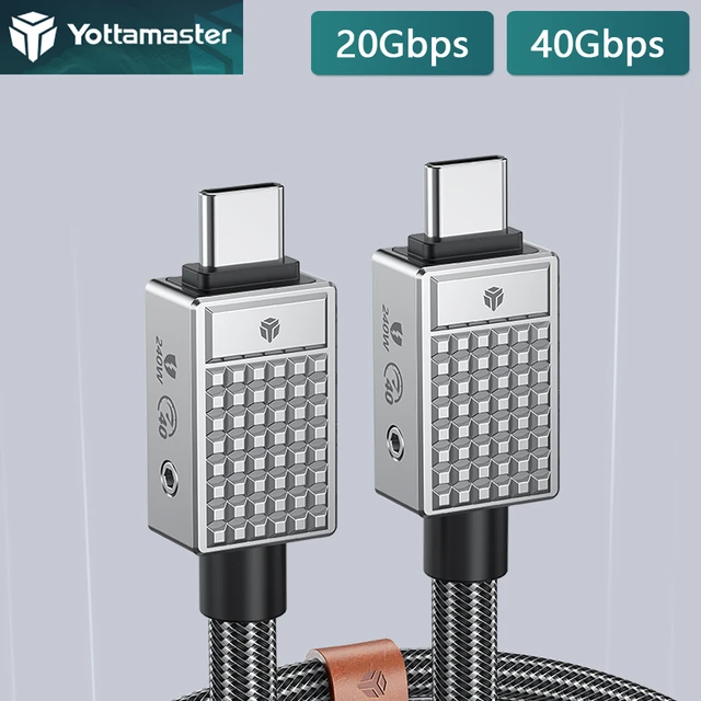 Yottamaster 20Gbps 100W USB C to USB C Cable