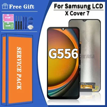 6.6 ''Schermo Per Samsung XCover7 G556 G556B G556BU1 G556B/DS Display LCD Touch Screen Digitizer X Cover 7 LCD di Ricambio
