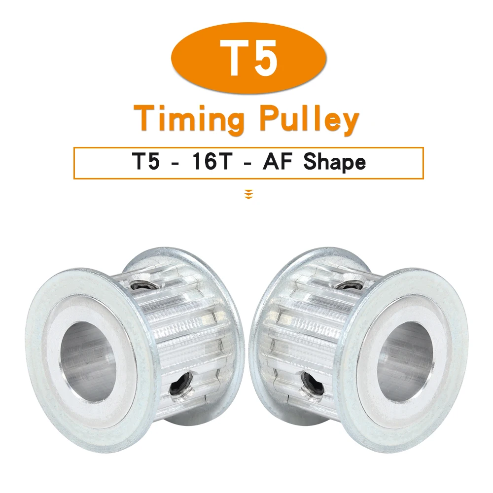 Passo dos Dentes da Forma do af da Polia Dentada de T516t mm para a Correia Dentada da Largura t5 mm Tamanho do Furo 12 14. 35 10 10 15 mm da Polia da Correia Dentada mm do