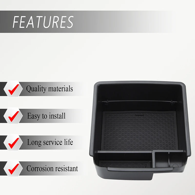 Car Console Storage Box Fits For VW Tiguan 2 MK2