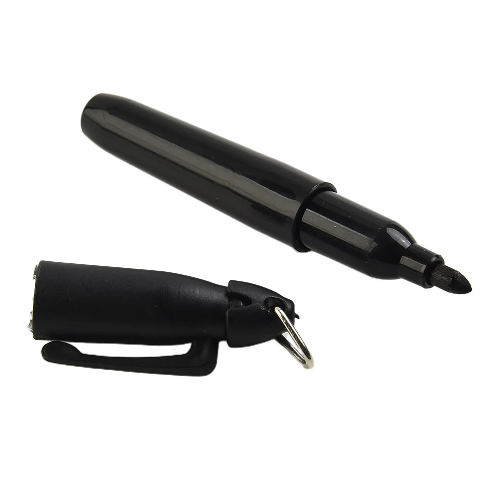 Golf Ball Liner Marker Pen Oily Ink Waterproof With Hang-Hook Drawing Alignment Marks Outdoor Sports Tools Professional Portable 6