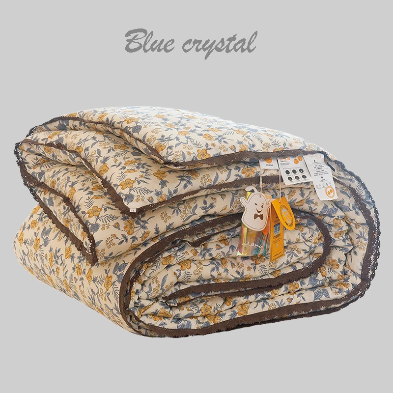 

Autumn and Winter Korean style All Cotton and Soybean Fiber Quilt Thickened and Warm High Quality Bedroom Quilt Core