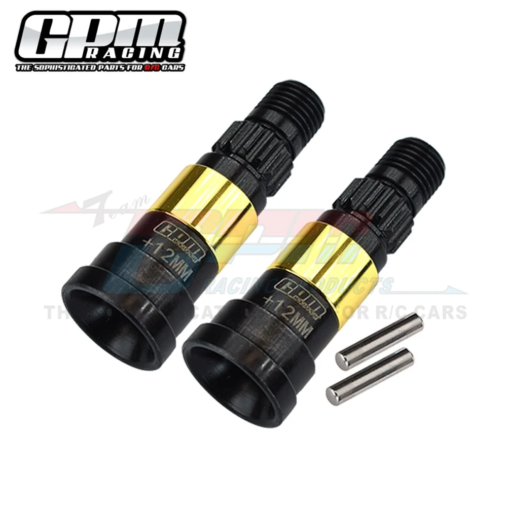 트랙사스 1/6 XRT 1/5 X-MAXX 8S RC카 업그레이드 액세서리, GPM, 금속 스틸, 전면 및 후면 연장, 12mm CVD 헤드 스터브 액슬 7768