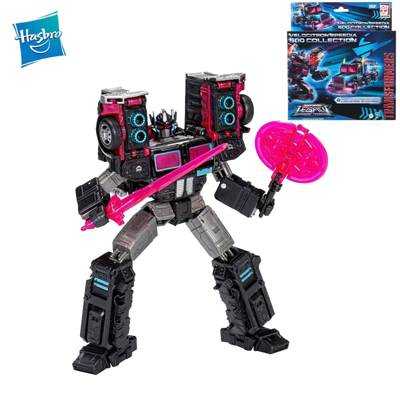 

In Stock Original Hasbro Transformers VELOCTIRON SPEEDIA Leader Scourge Anime Figure Action Figures Model Toys