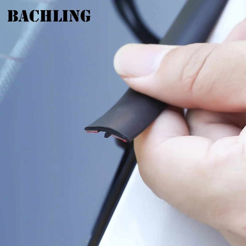 Car Strip 14/19mm Auto Window Edge Windshield Rubber Seals Universal Roof Protector Seal Cars Sealing Accessories