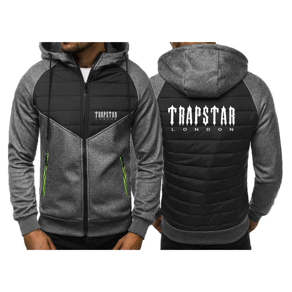 Tanio Trapstar London 2022 męska nowy zimowy zamek błyskawiczny bluzy sklep