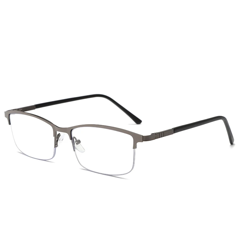 Ultra-Light Blue Light Blocking Reading Glasses for Men and Women - Metal Frame, Anti-Glare, Anti-Radiation Computer Eyewear