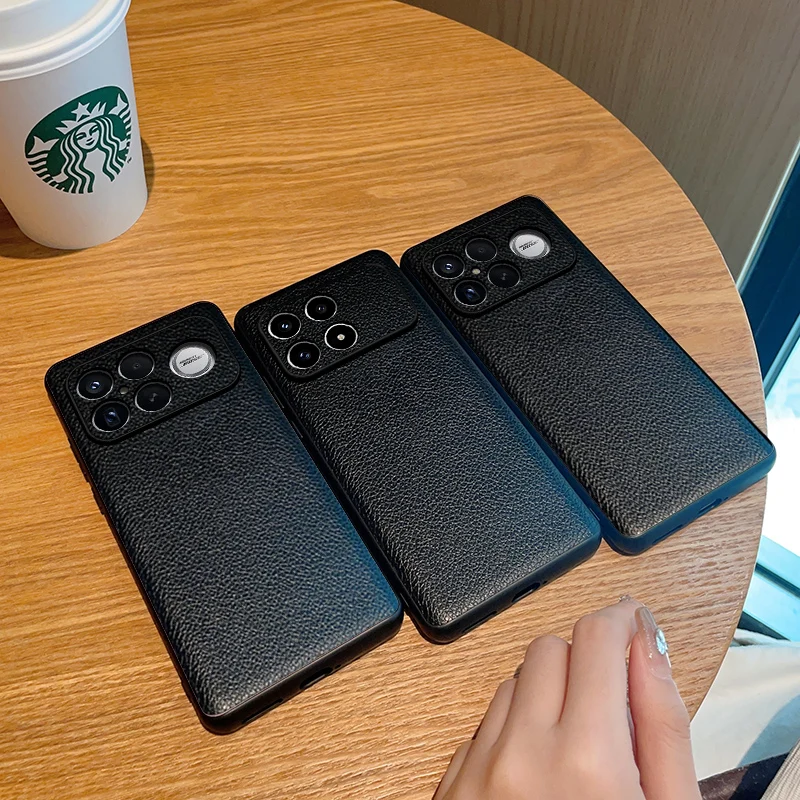 Luxurious Leather-Feel Litchi Texture Anti-Drop & Anti-Fingerprint Phone Case