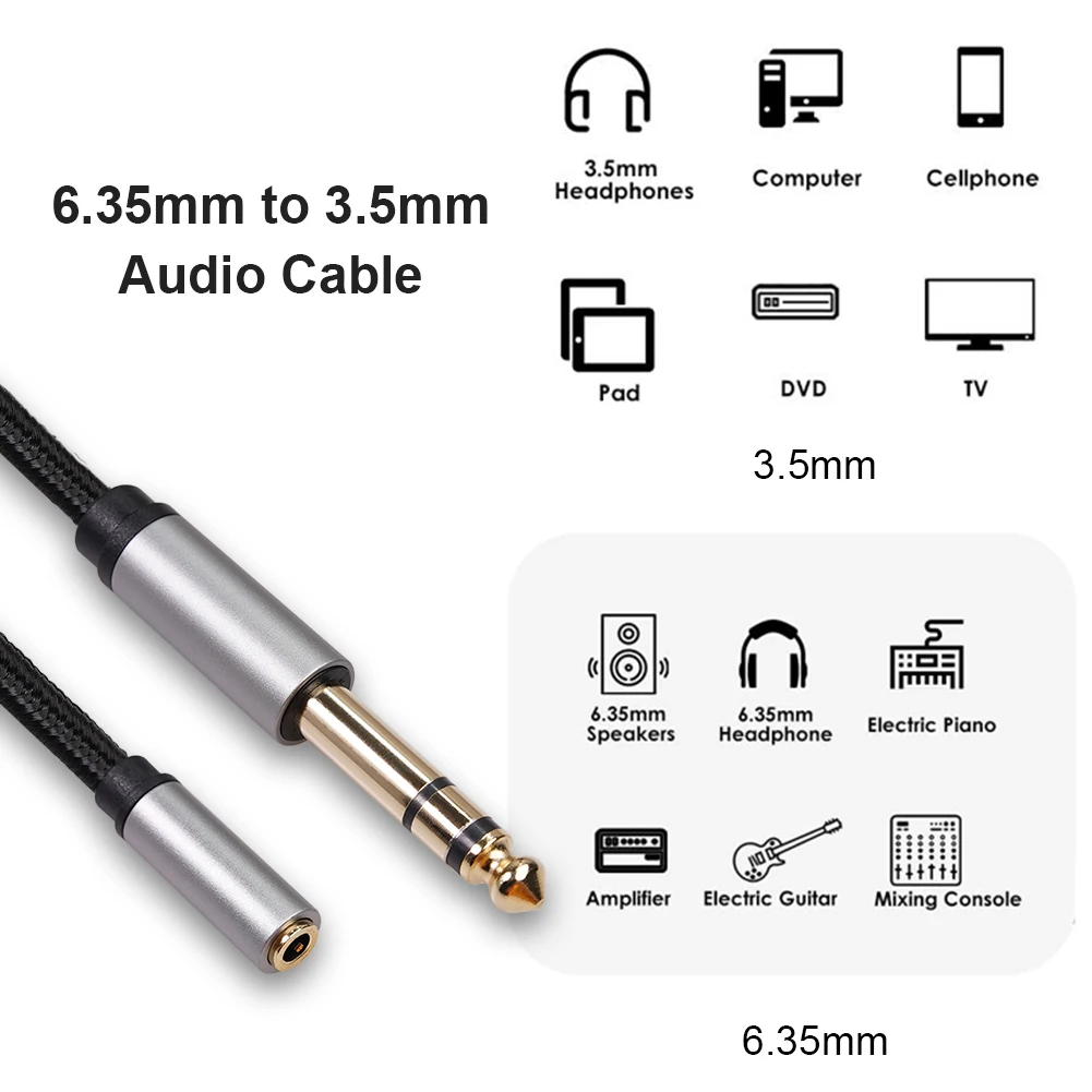  ̺ 1/4 -1/8   ׷  ڵ, 6.35mm-3.5mm