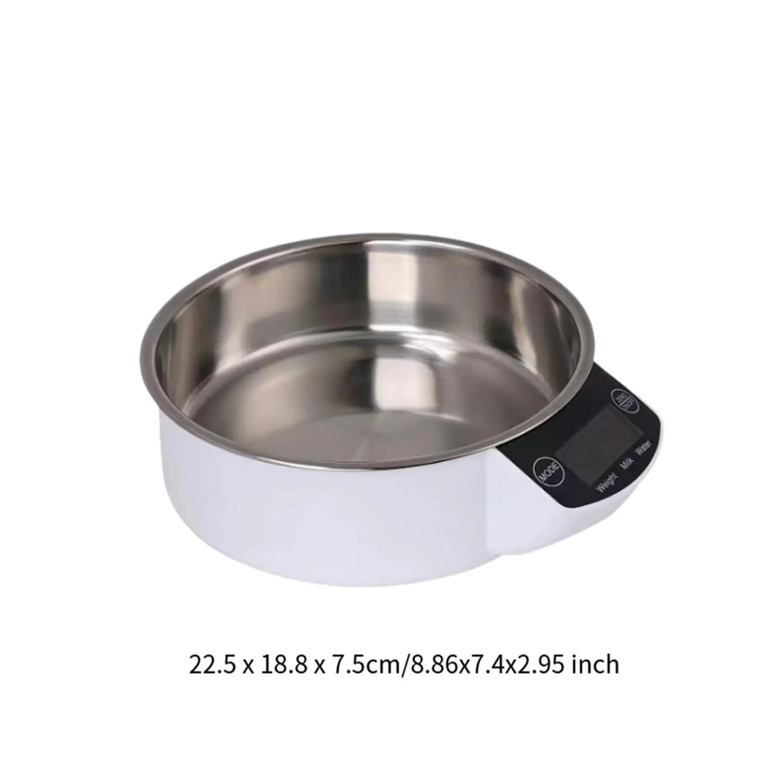 Digital Kitchen Scale Baking Scale Measuring Stainless Steel Accurate 5kg/1G Electronic Food Scale for Baking Cooking Kitchen