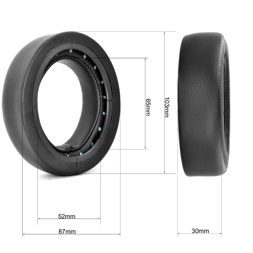1 Pair Replacement Earpads Ear Pads Cushions Cups Cover Muffs Repair Parts For Corsair HS75 XB Wireless Gaming Headsets