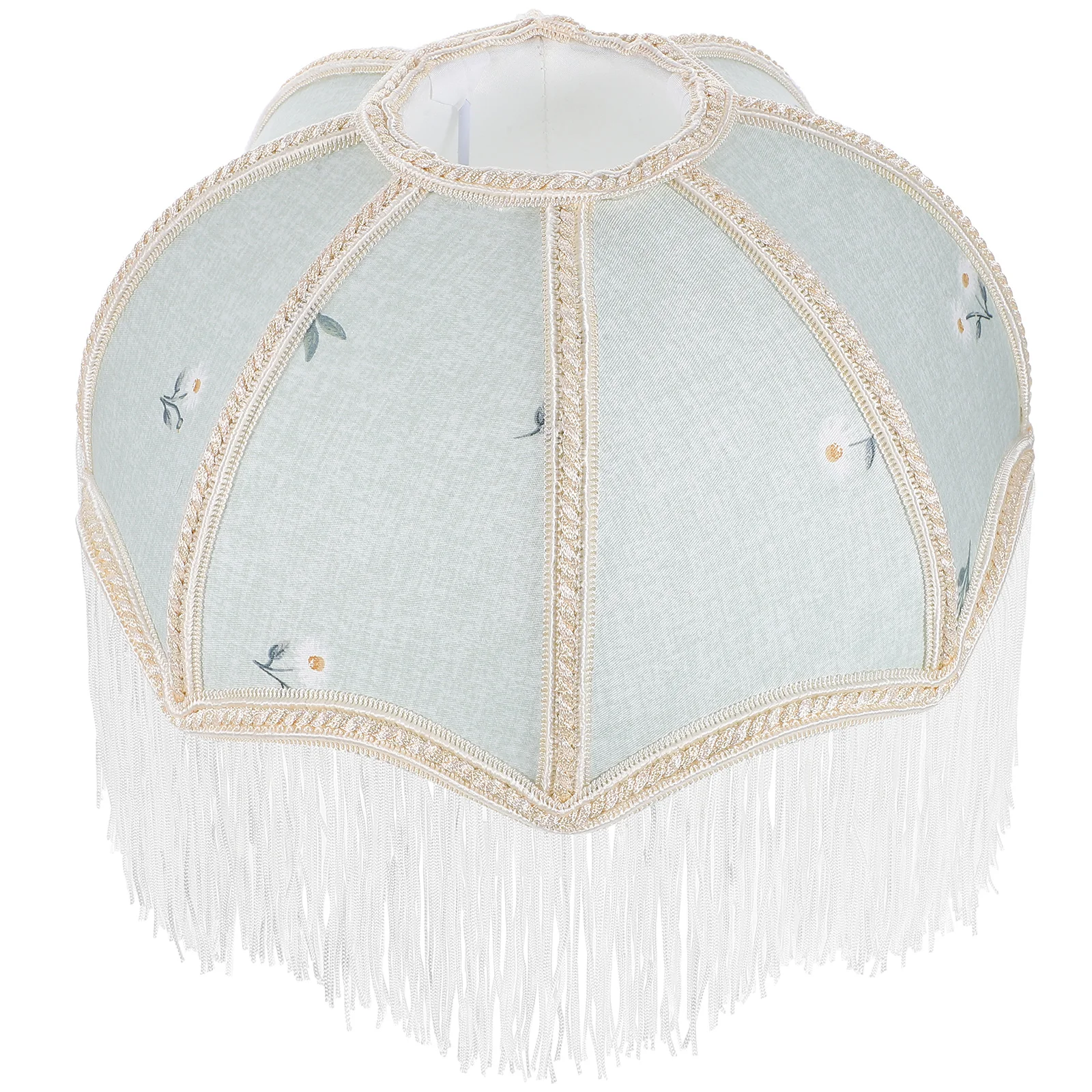 

Tassel Lampshade Light Covers Farmhouse Fixtures Replacement Shades Household Fabric Lampshades Vintage Decor