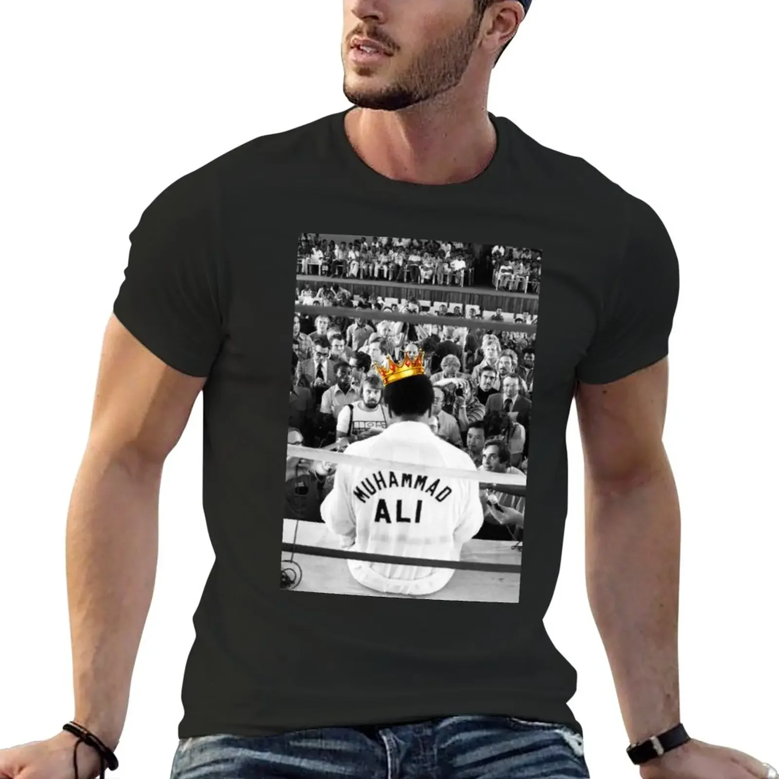 

legend king Ali T-Shirt customizeds summer tops black t-shirts for men