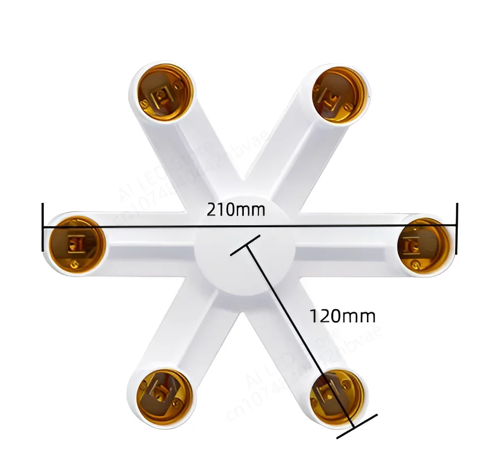 E27 LED Base 220V Light Screw Splitter Adapter Lamp 110V Holder S25dc9b4f2a534abba86dfe61f2718926h