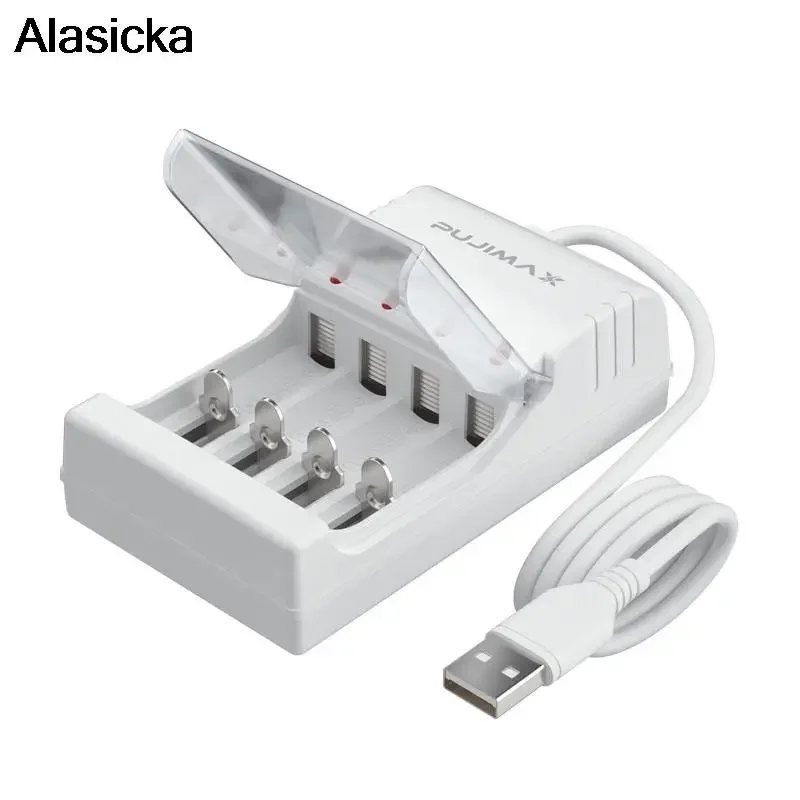 

For AA/AAA Rechargeable Batteries Charger For remote control microphone camera Battery Charger 4 slots With EU cable
