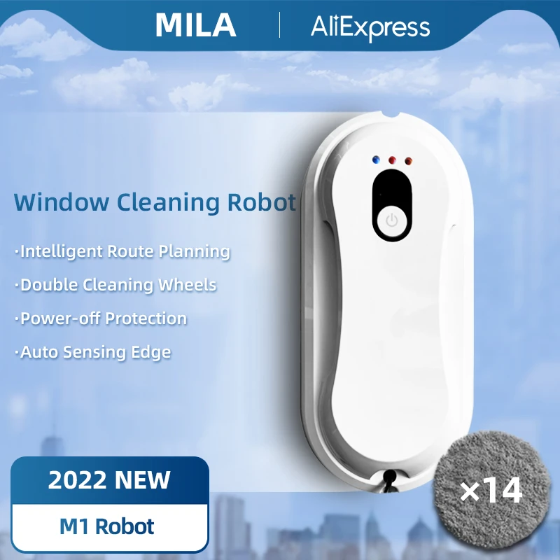 Mila Automatic Window Cleaning Robot M1 Robotic Vacuum Cleaner For Home