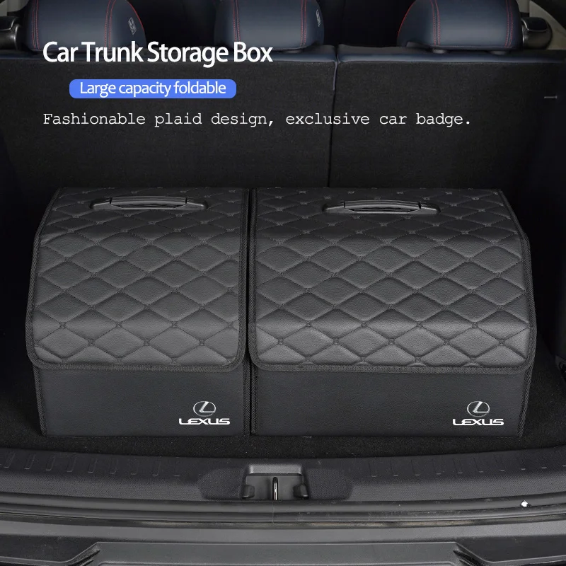 Large Capacity Car Trunk Storage Box Organize Collection Case Lexus RX330 IS250 Ct200h ES300h RX350 IS300h NX300h RX400h ES350 car interior accessories