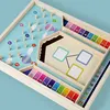 Kids Montessori Math Counting Learning Toys Teaching Tool Number Decompositio Addition Subtraction Kindergarten Educatinal Game 3