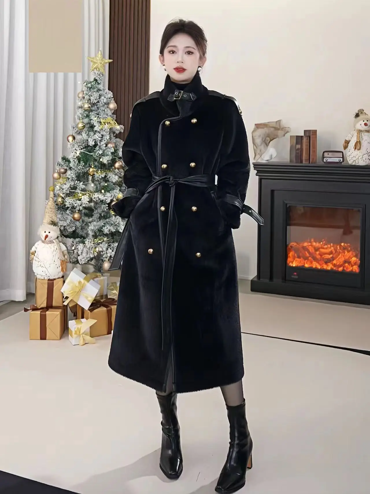 Рисунок 5 - Теплое искусственное Норковое меховое пальто