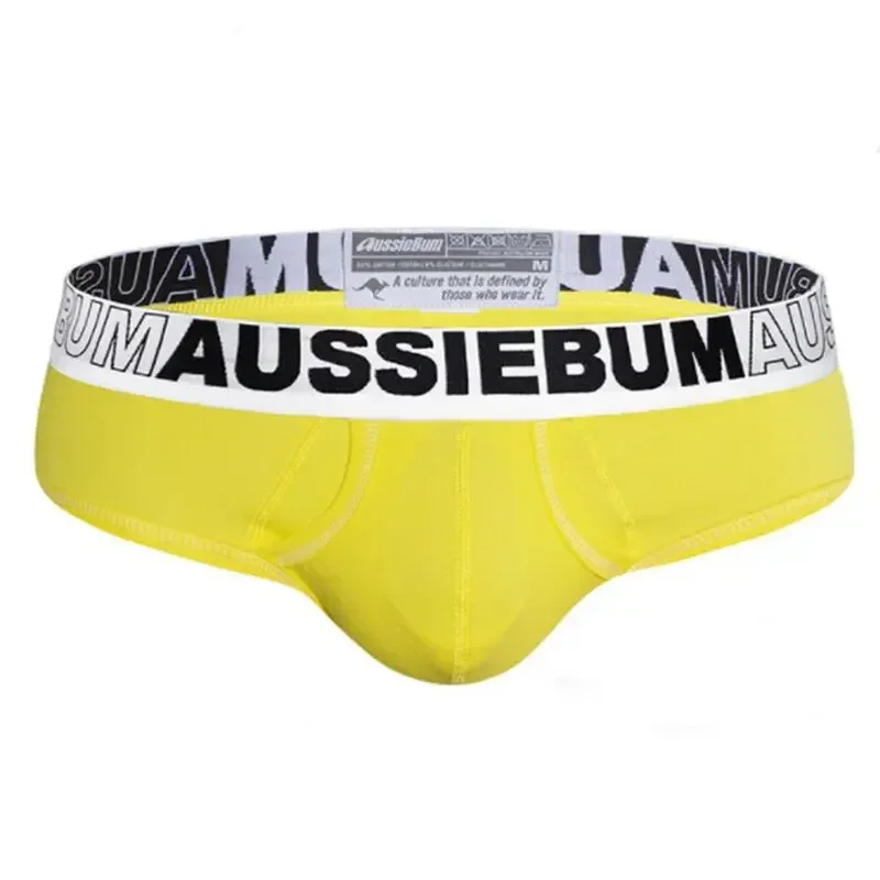 New mens breathable briefs with low waist and comfortable double-layer front pocket three-dimensional briefs 5