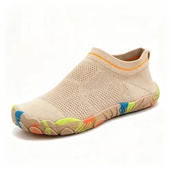 Enhanced Product Title: Breathable Quick - Dry Non - Slip Aqua Shoes for Beach & Outdoor Activities (Khaki)