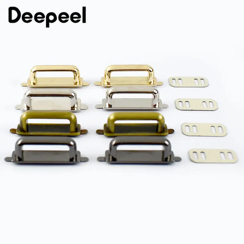 5/10/20pcs D Ring Metal Buckles Bridge Connector Hanger Bags Clip Hardware Decoration DIY Sewing Luggage  Accessories